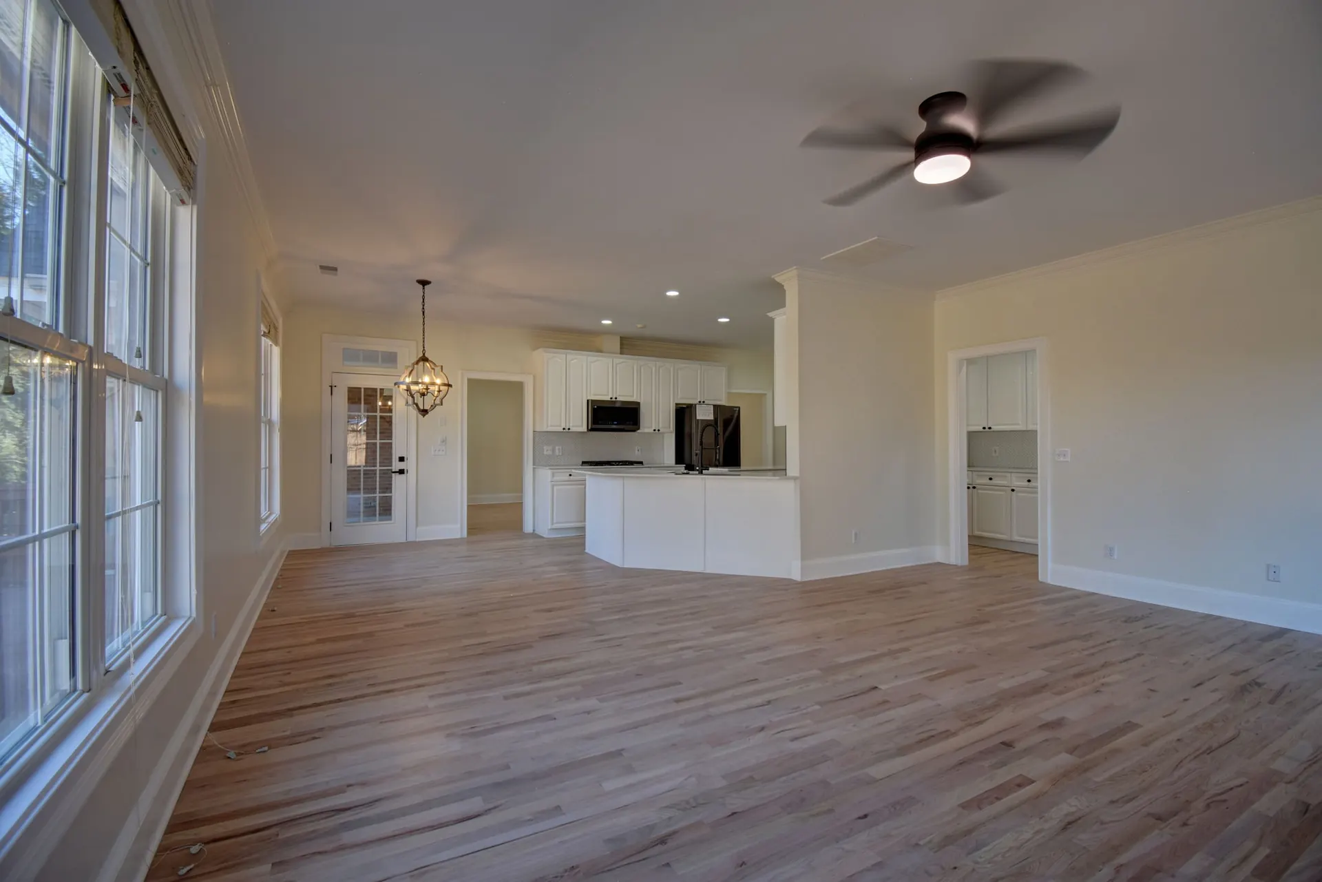 Hardwood floor installation