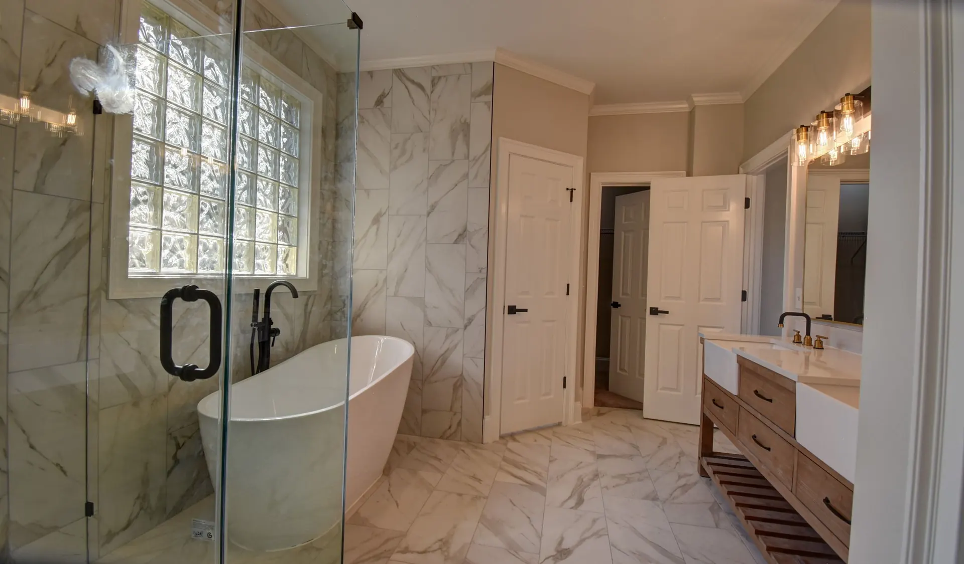 Tile flooring installation