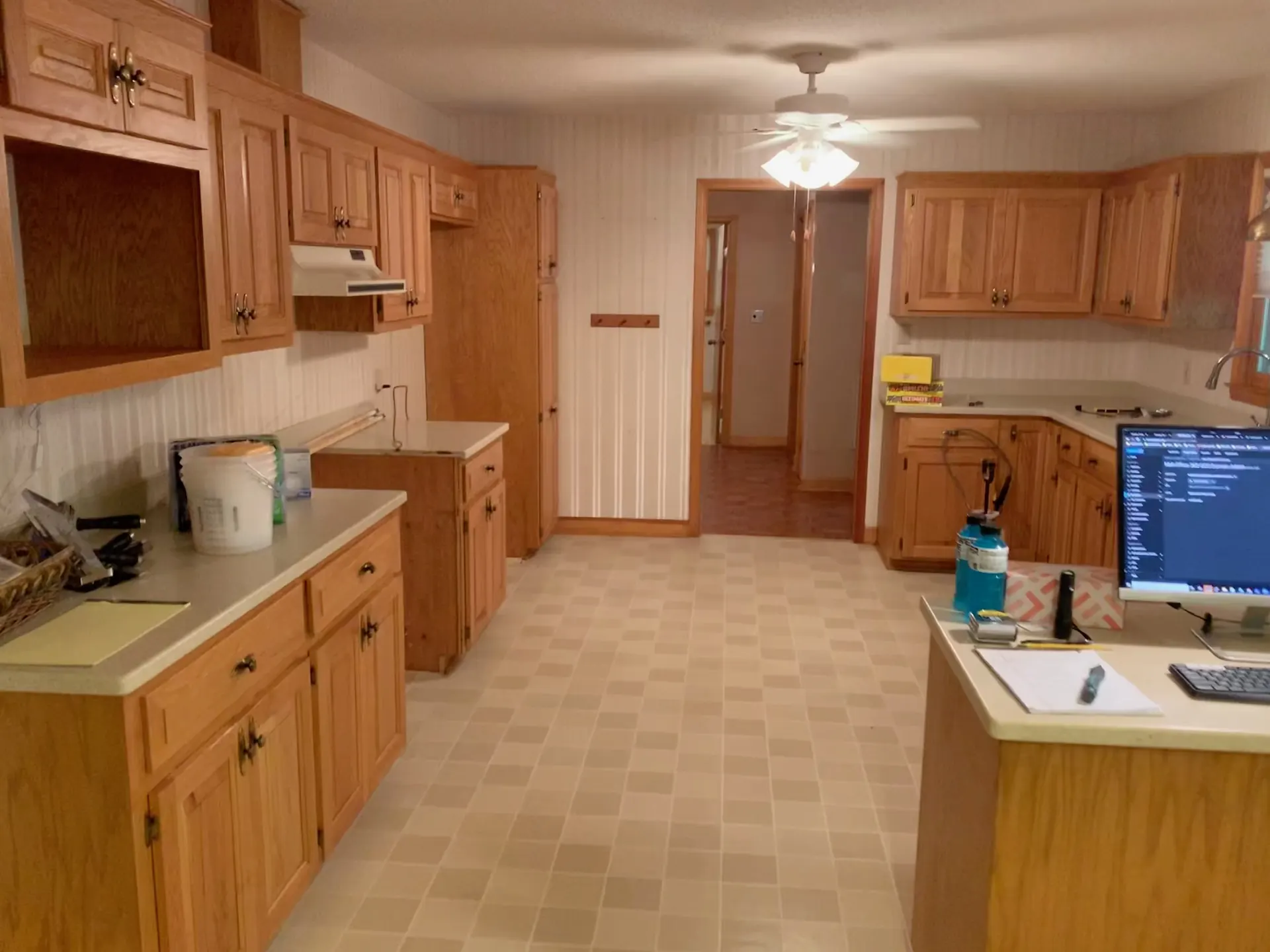 Before: Bookman kitchen