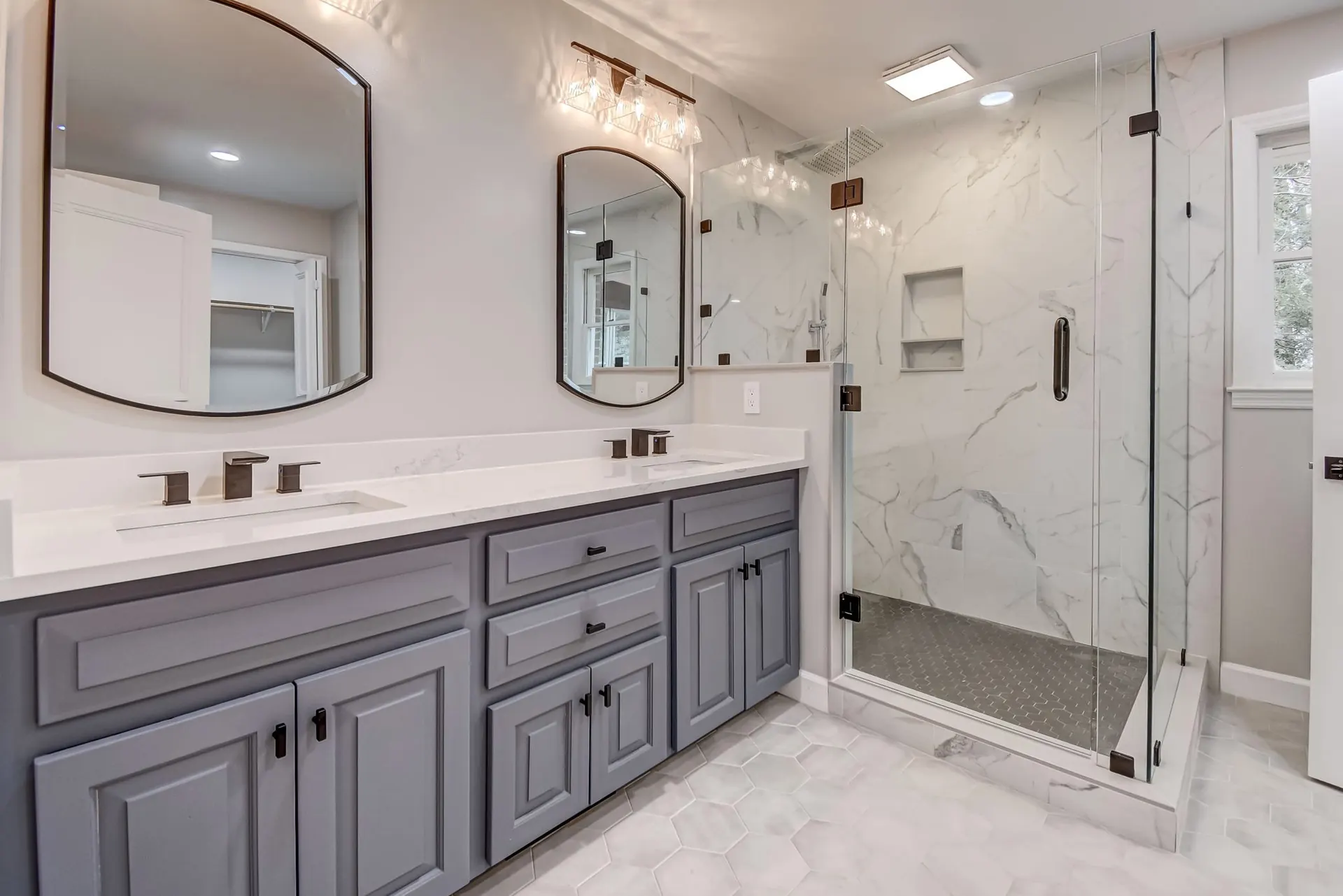 After: Bookman bathroom transformation